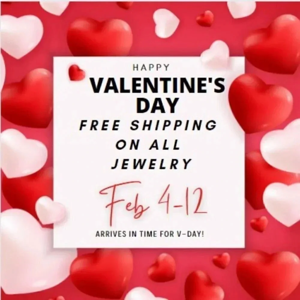 💖 Free Shipping on all Jewelry; Ends Feb 12th 💖